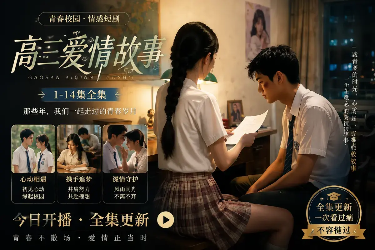 《AI 短剧高三爱情故事》相关资源图片