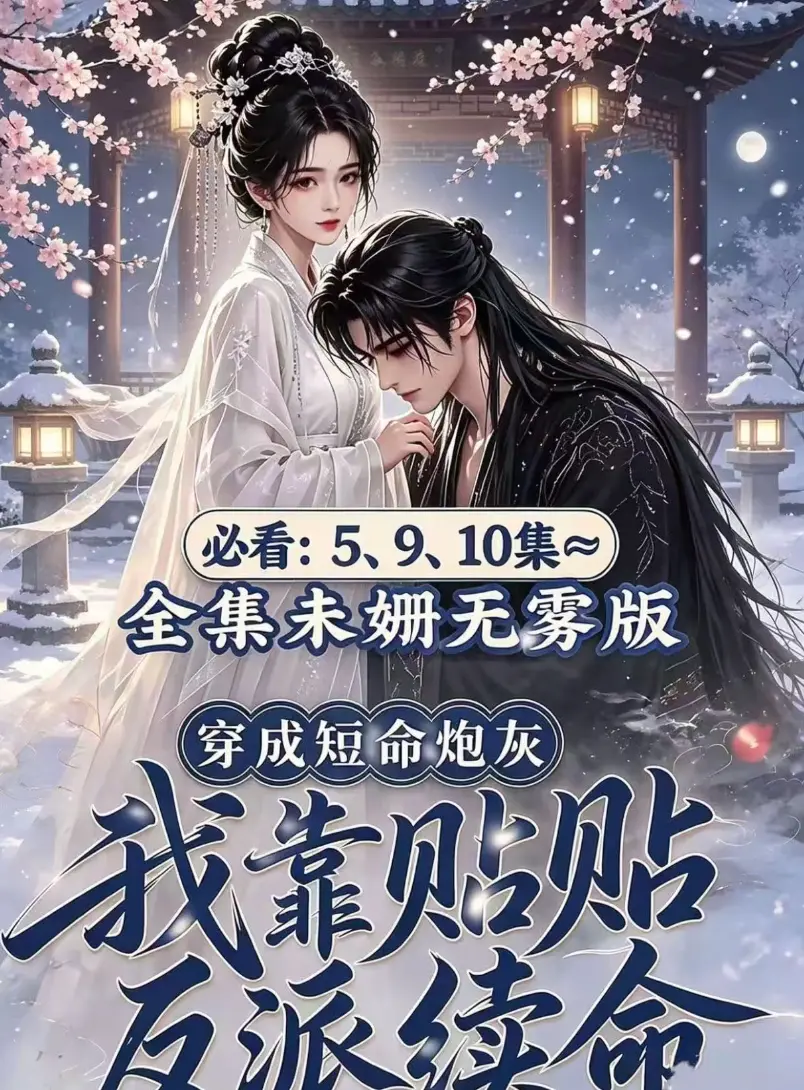 穿书炮灰抱对腿反派怀里好续命《穿成短命炮灰我靠贴贴反派续命》AI漫剧去雾版全集在线免费观看